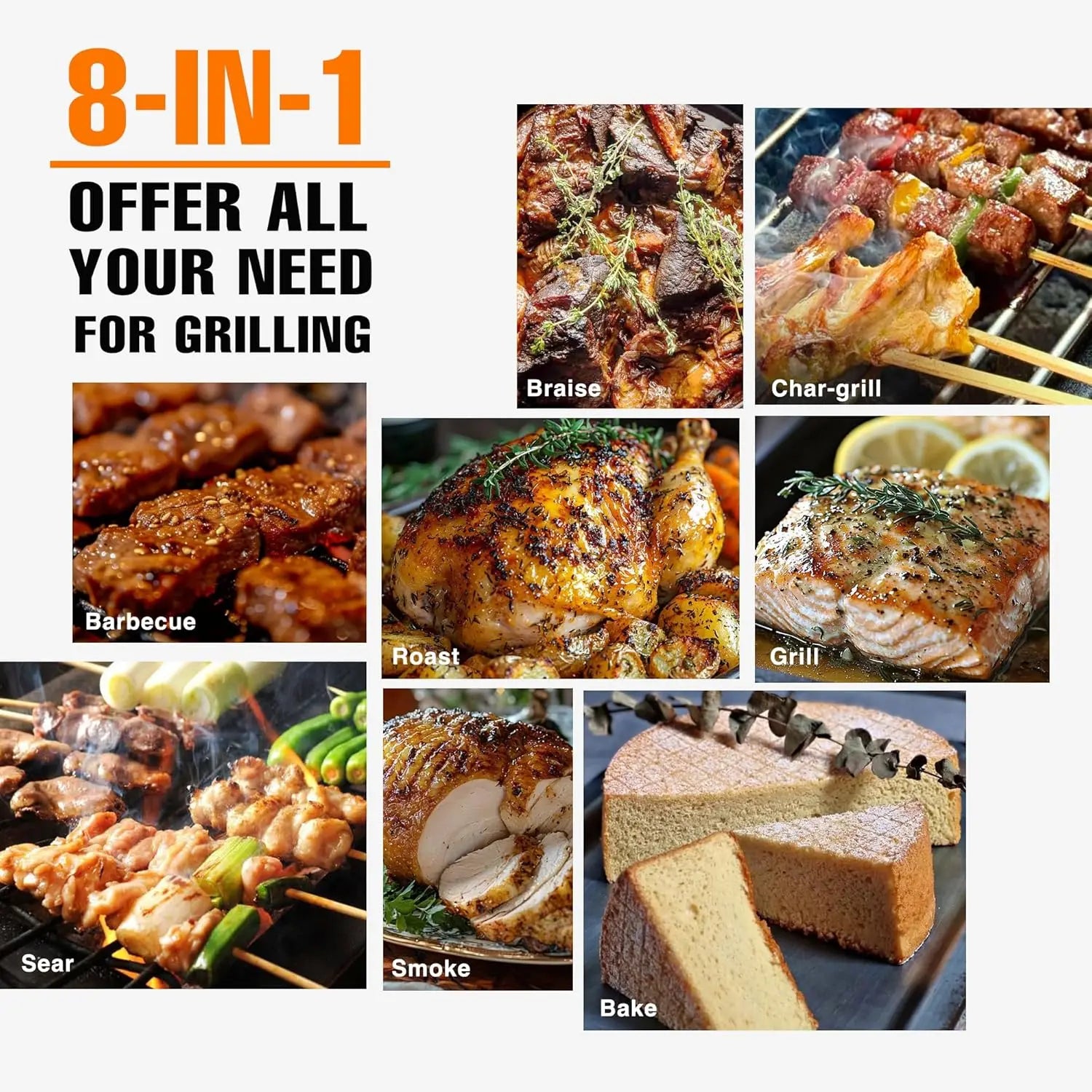 LCD Control Wood Pellet Smoker Grill With Auto Feed - Arthur's Wellness Emporium