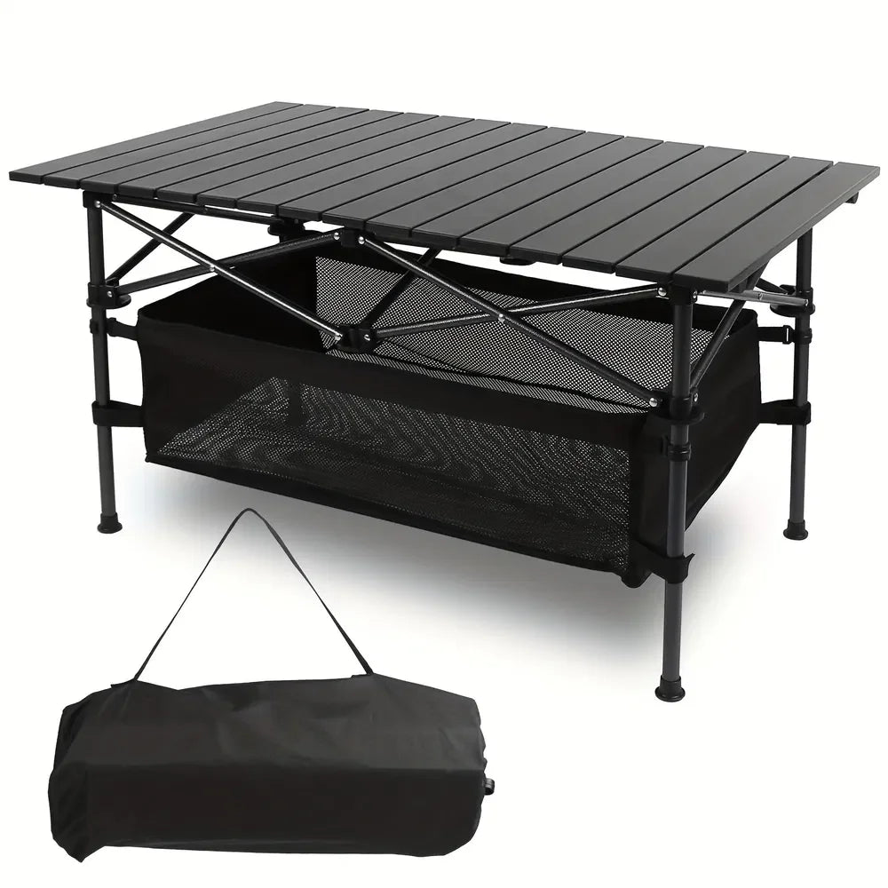 Roll-Up Ultra Compact Portable Beach Table For Camping And Picnic - Arthur's Wellness Emporium