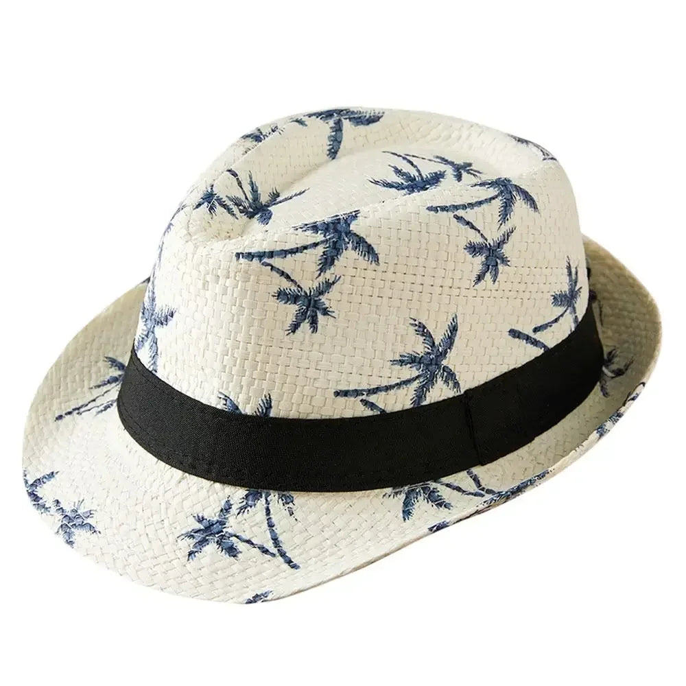 Straw Sun Hat Unisex Wide Brim Beach Fashion Sun Protection