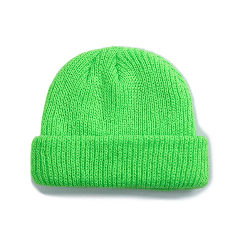 Unisex Fisherman Beanie Hat Sailor Style Knit Winter Cap
