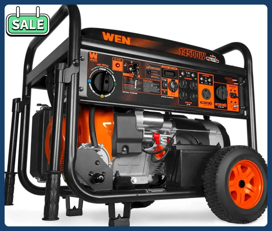 14500-Watt Tri-Fuel Generator with Electric Start and Transfer Switch - Arthur's Wellness Emporium