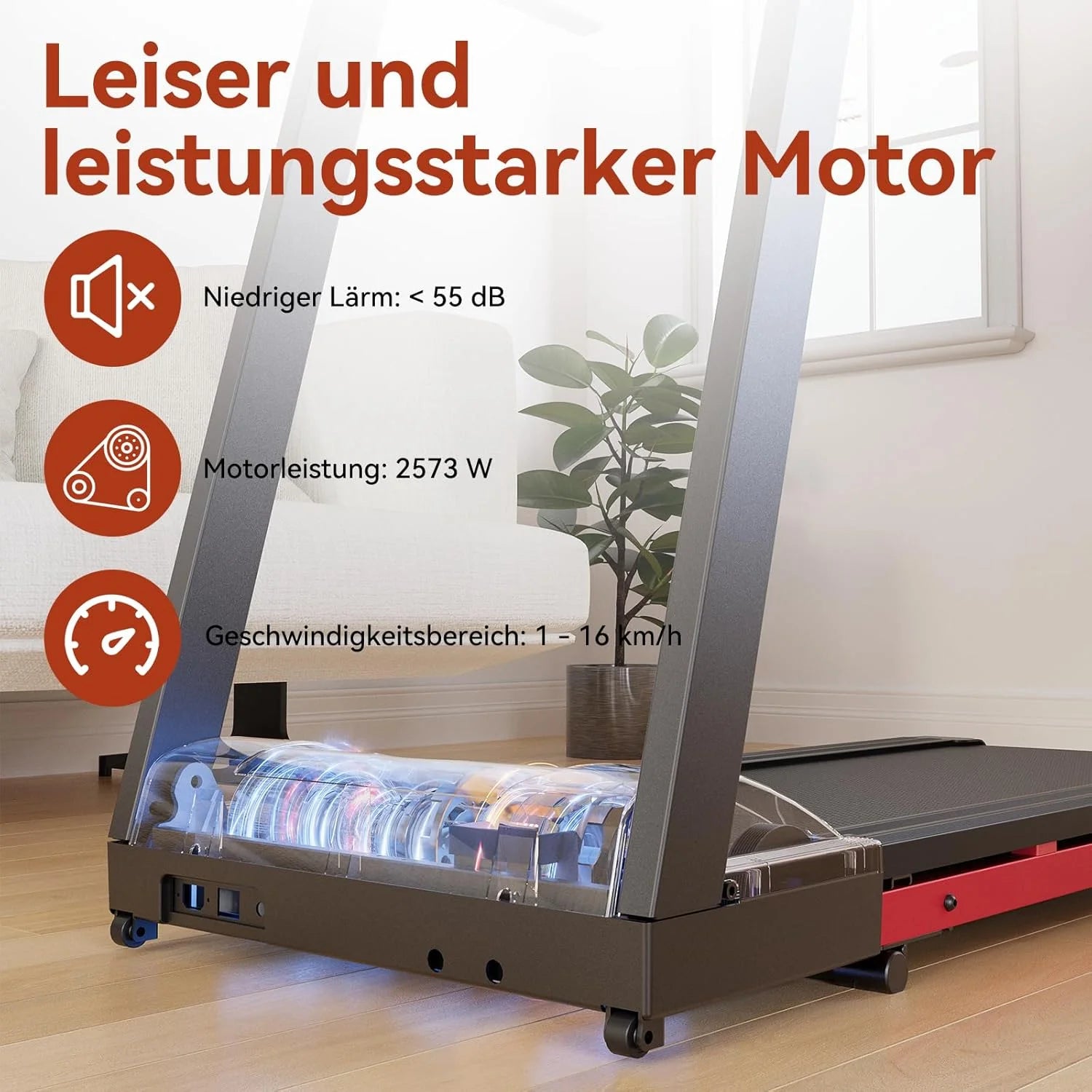 NONEDriving Power 3.5HP Foldable Treadmill With Six Percent Incline - Arthur's Wellness Emporium