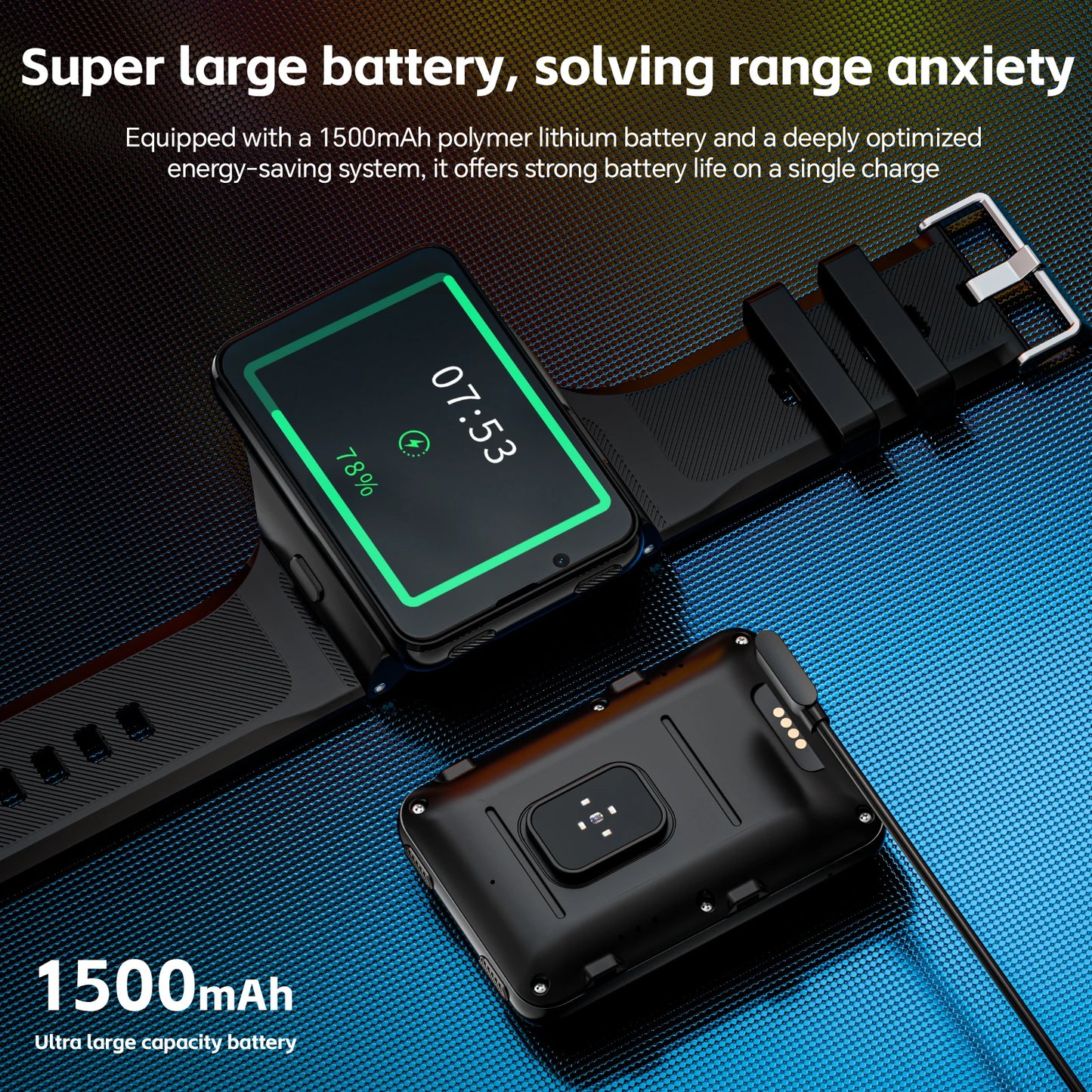 Lokmat Appllp Max Android Smartwatch Detachable Strap 4G WiFi - Arthur's Wellness Emporium