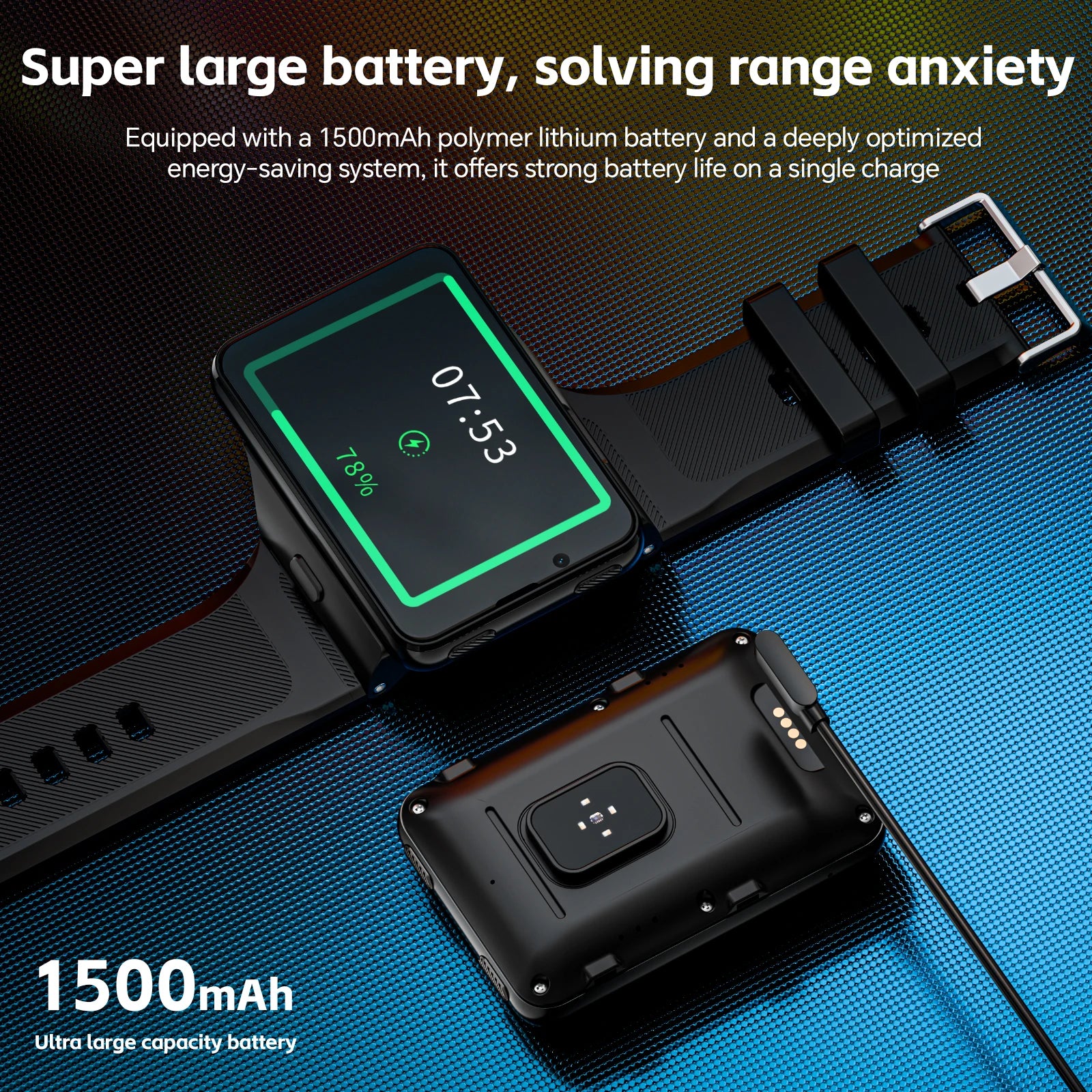 Lokmat Appllp Max Android Smartwatch Detachable Strap 4G WiFi - Arthur's Wellness Emporium