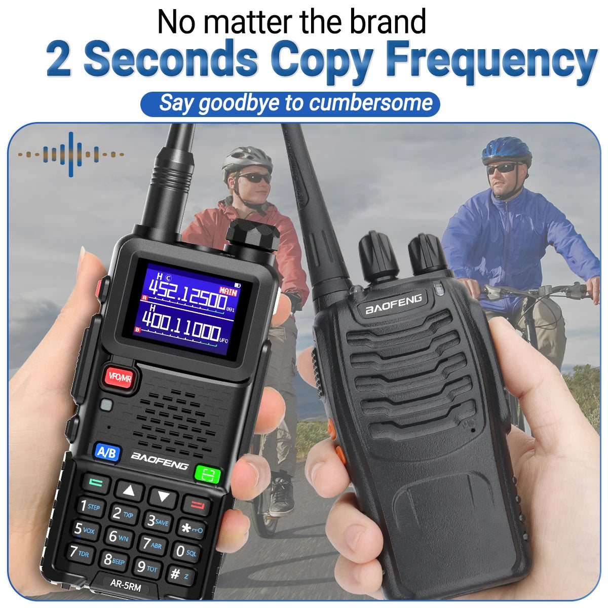 Baofeng AR-5RM Multi Band Walkie Talkie 10W Long Range - Arthur's Wellness Emporium