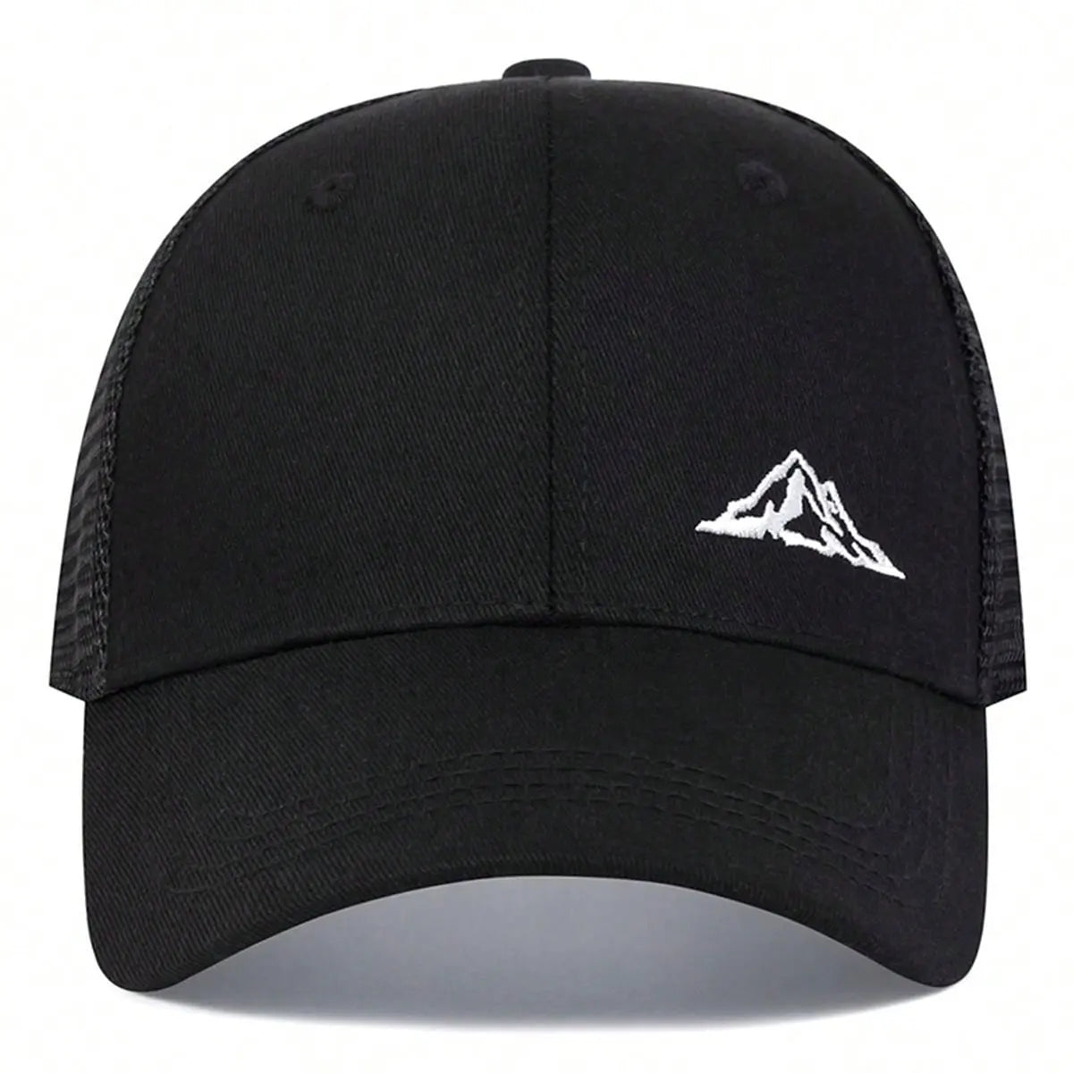 Unisex Mountains Embroidery Baseball Cap for Outdoor Fun