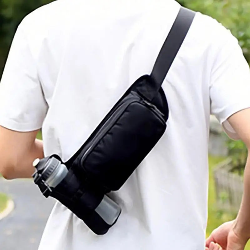 Waterproof Fanny Pack with Water Bottle Holder for Hiking