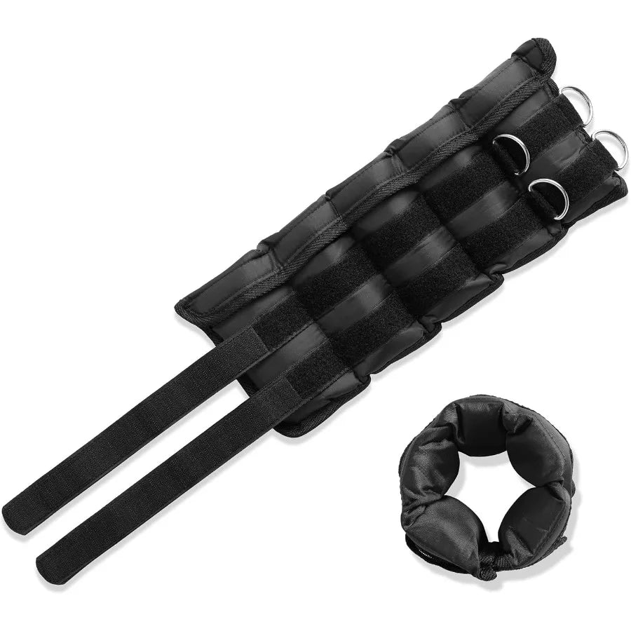 LISM Adjustable Ankle Wrist Weights Set For Full Body Training - Arthur's Wellness Emporium