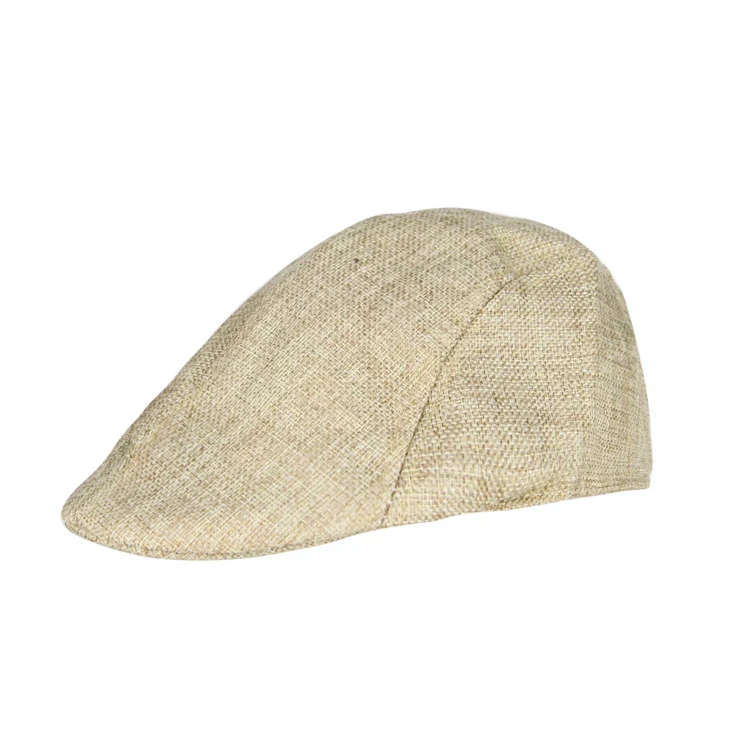 Classic Handwoven Tweed Beret Hat Unisex for Men and Women