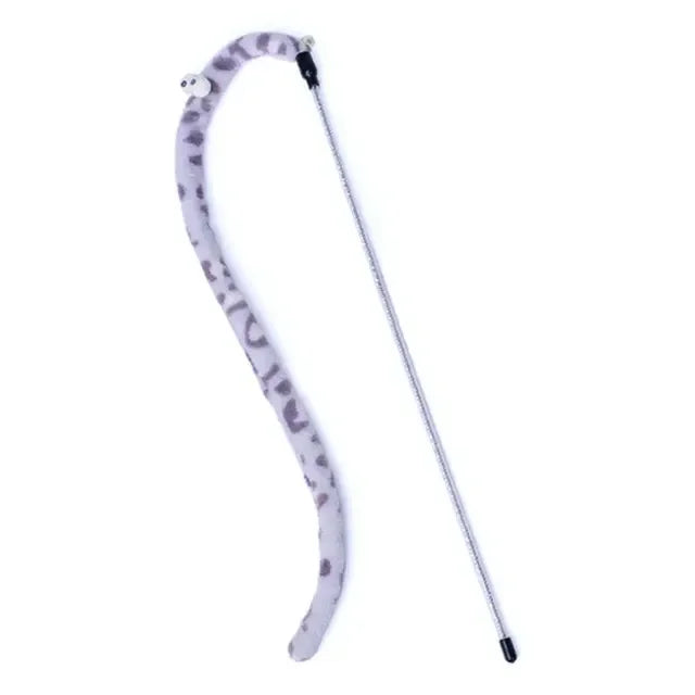 Cat Feather Teaser Wand Interactive Toy for Cats Accessory - Arthur's Wellness Emporium