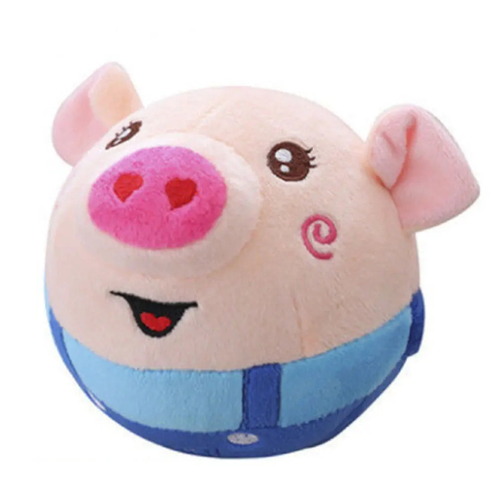Cartoon Pig Talking Washable Dog Ball Toy USB Rechargeable Pet Ball For Dogs - Arthur's Wellness Emporium