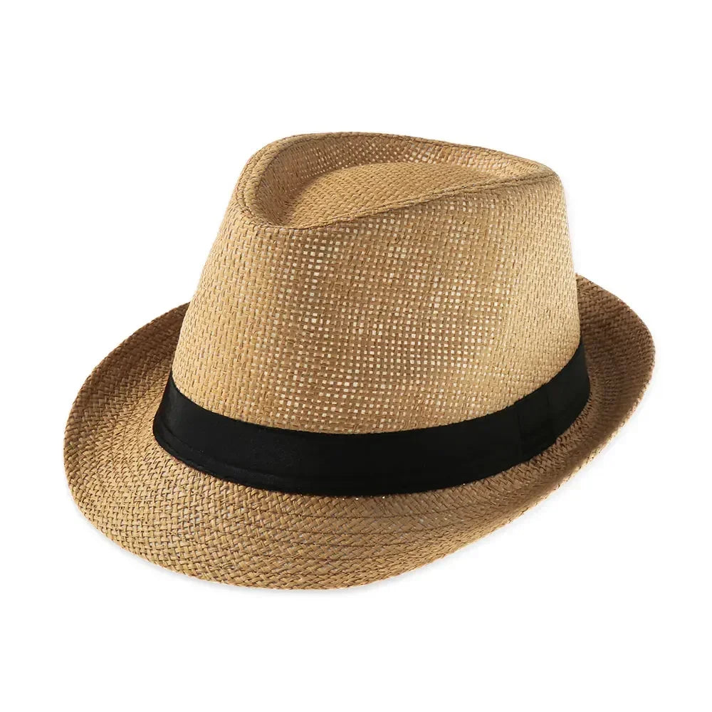 Straw Sun Hat Unisex Wide Brim Beach Fashion Sun Protection