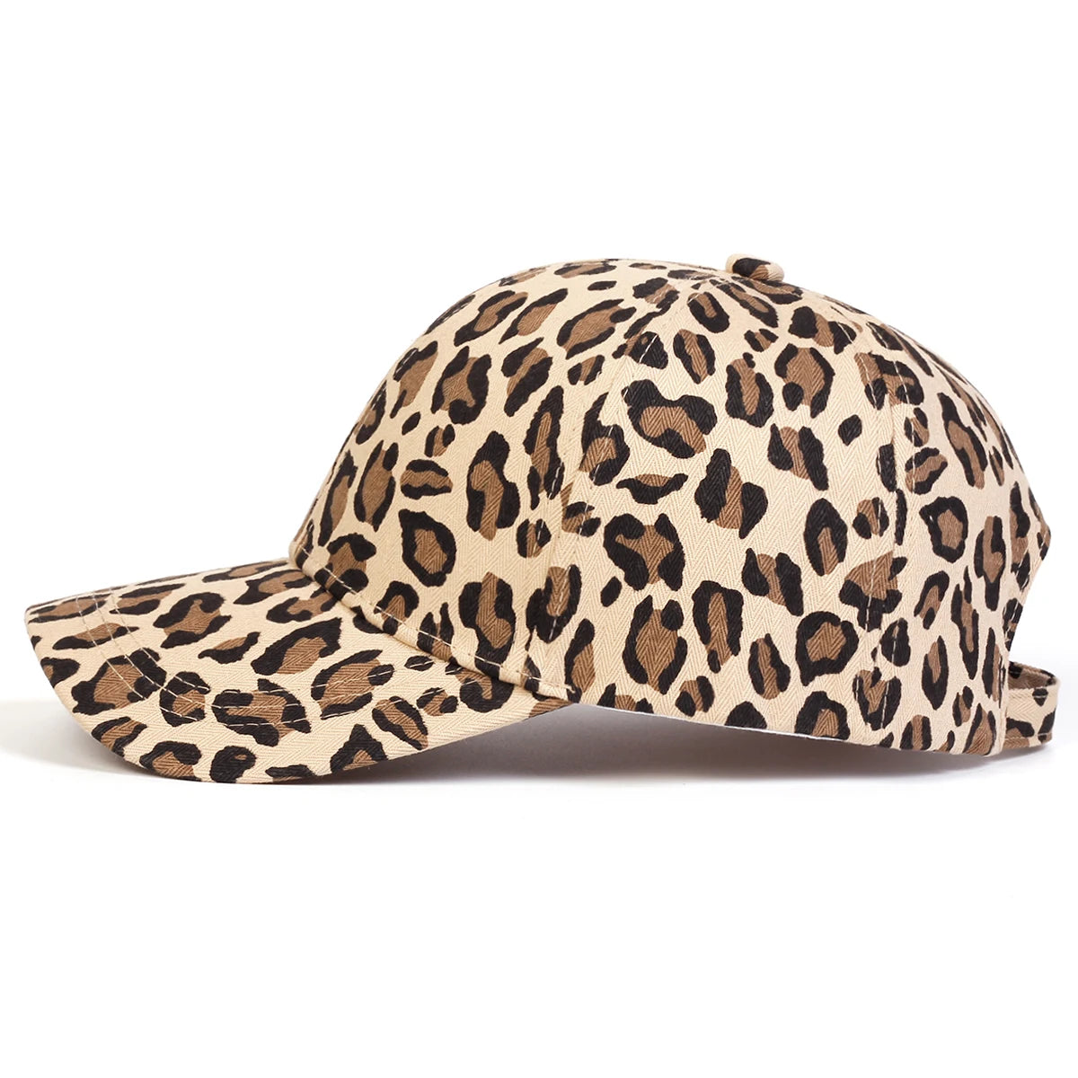 Unisex Leopard Print Baseball Cap Adjustable Sun Hat - Arthur's Wellness Emporium