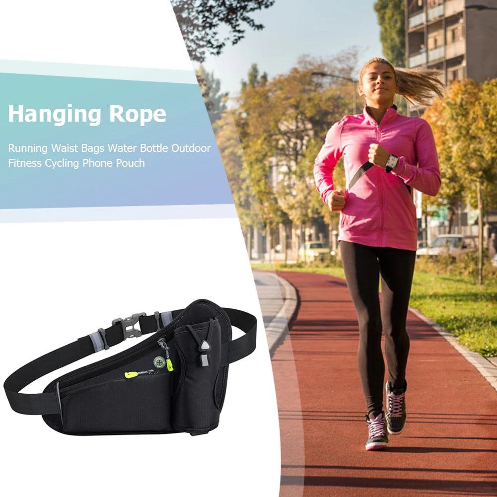 APWIKOGER Hydration Belt Running Waist Bag Water Bottle Holder - Arthur's Wellness Emporium