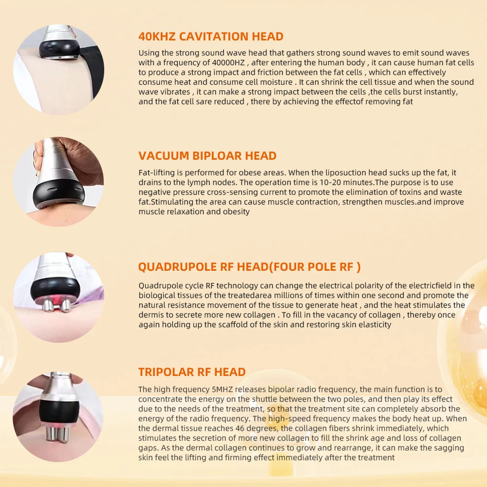 Ultrasonic Cavitation Slimming Machine With Vacuum For Body And Face - Arthur's Wellness Emporium