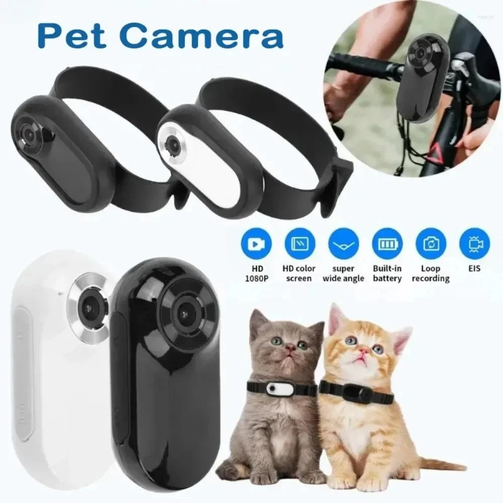 LISMCN 1080P Pet Camera Portable HD Detachable Collar Cam - Arthur's Wellness Emporium