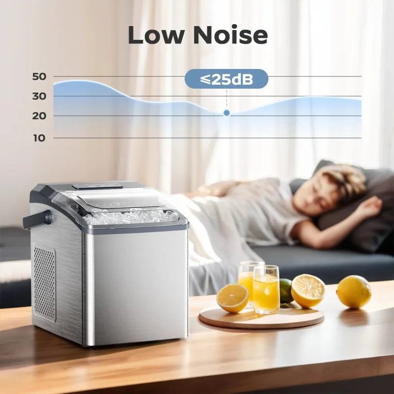 Countertop Ice Maker Machine Makes Ice in 6 Minutes - Arthur's Wellness Emporium