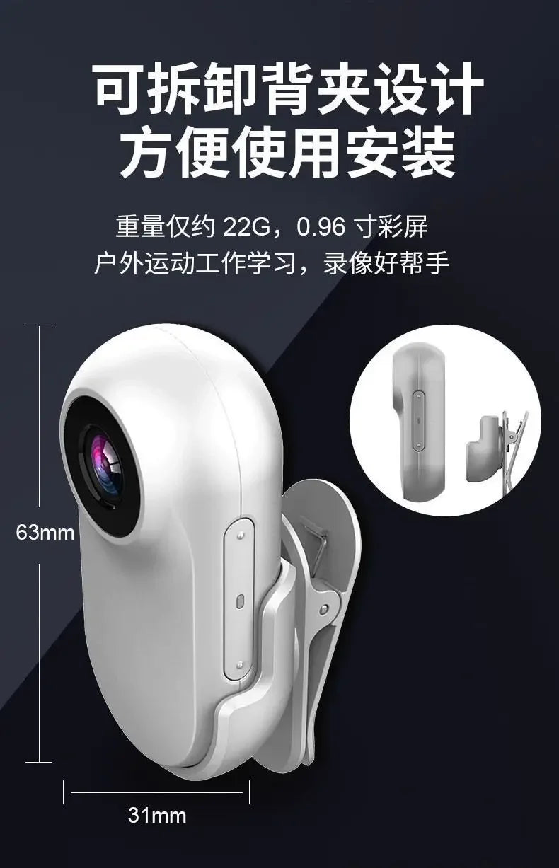 LISMCN 1080P Pet Camera Portable HD Detachable Collar Cam - Arthur's Wellness Emporium