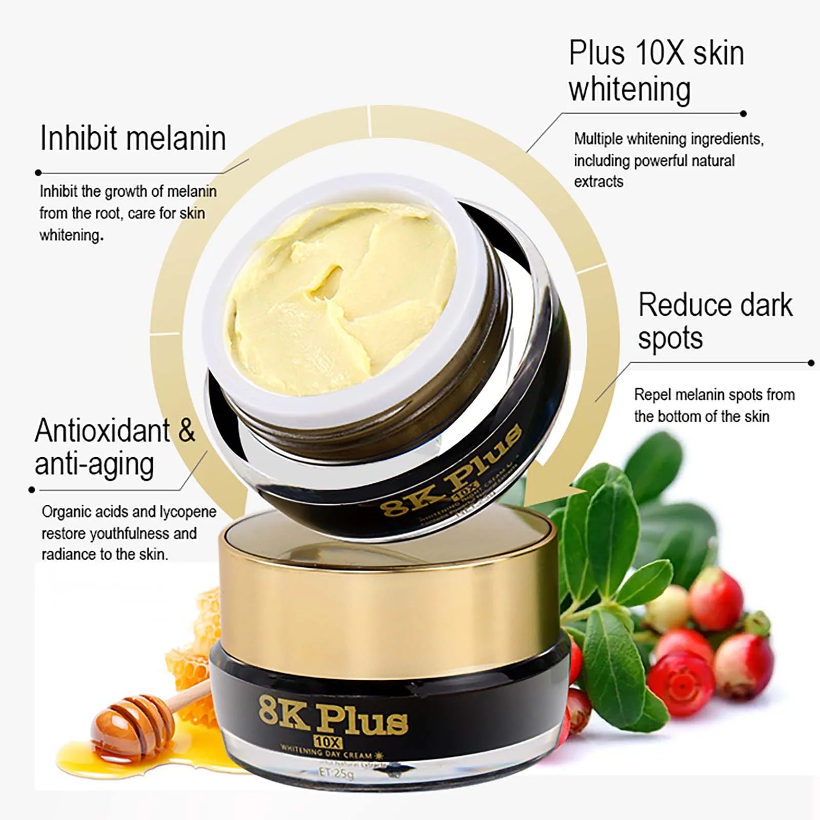 AILKE Whitening Face Cream with Collagen and Niacinamide - Arthur's Wellness Emporium