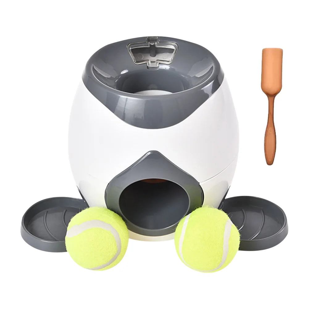 Alloet Mini Tennis Ball Launcher For Dogs Interactive Toy