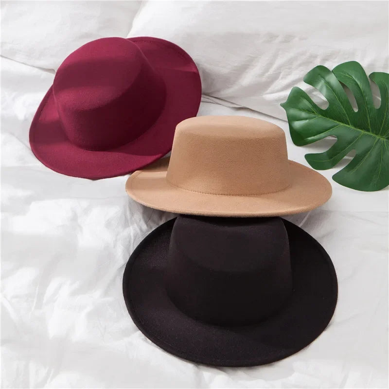 FAITOLAGICN Bowknit Dome Fedora Hat For Women Winter