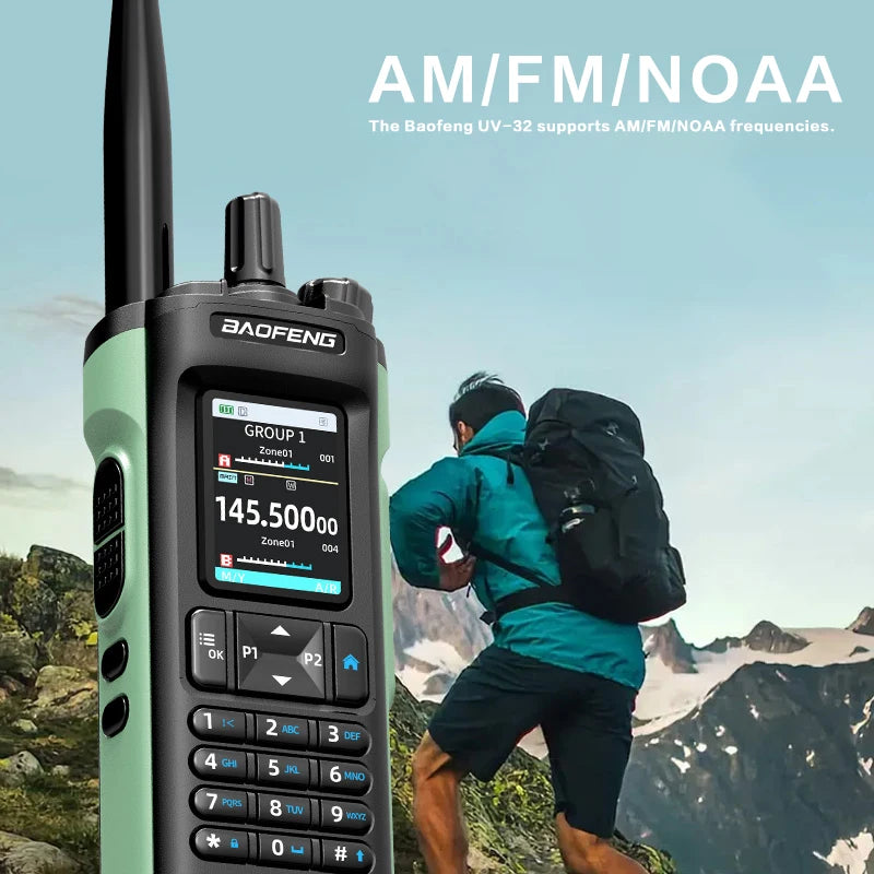 Baofeng DM32UV DMR GPS Walkie Talkie 10W Two Way Radio