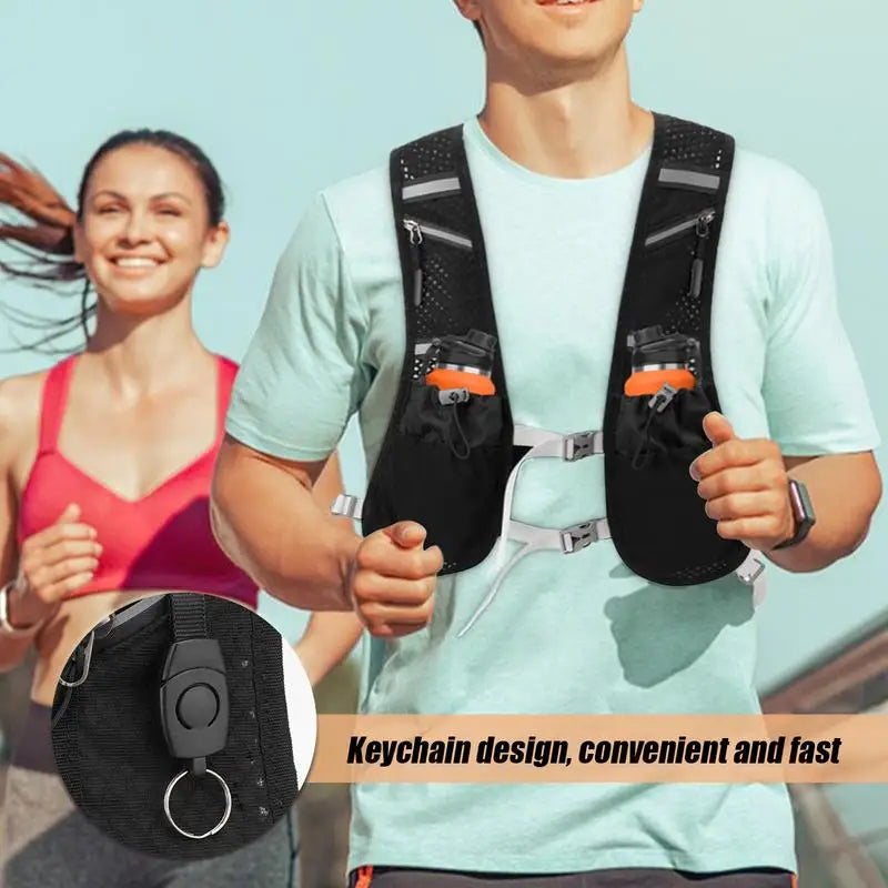 Breathable Hydration Vest For Men Adjustable Running Pack