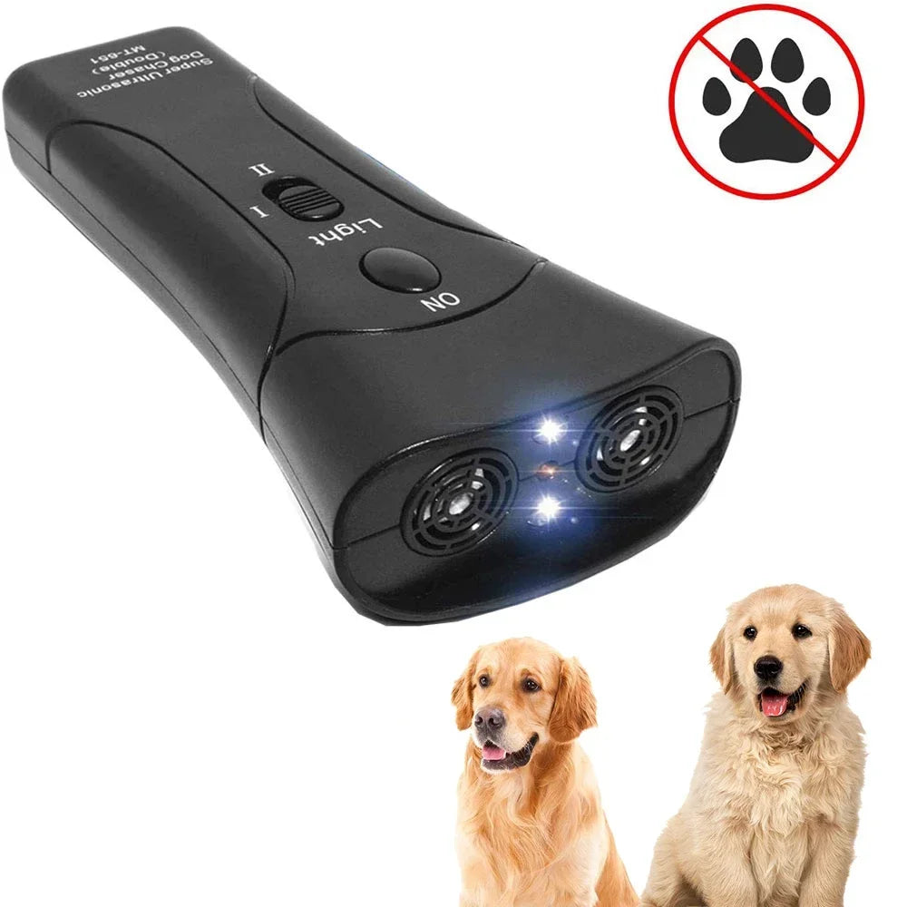 Ultrasonic Dog Bark Deterrent Anti Barking Training Device No Battery - Arthur's Wellness Emporium