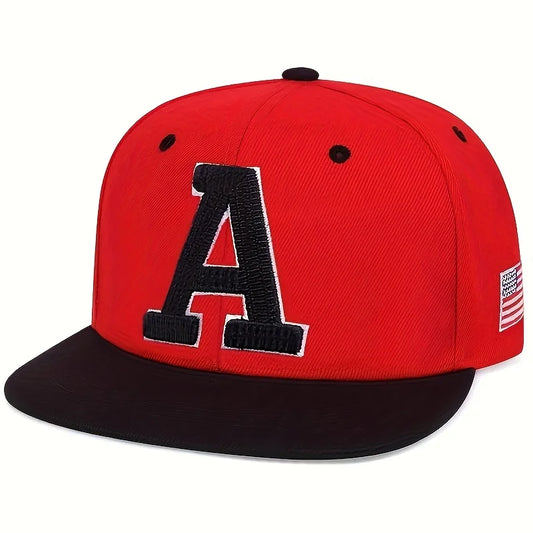 TUNICACN Hip Hop Cap A Letter Embroidery Baseball Hat