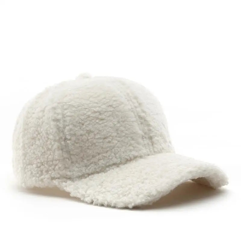 COKKCN Autumn Winter Lamb Wool Baseball Cap For Women
