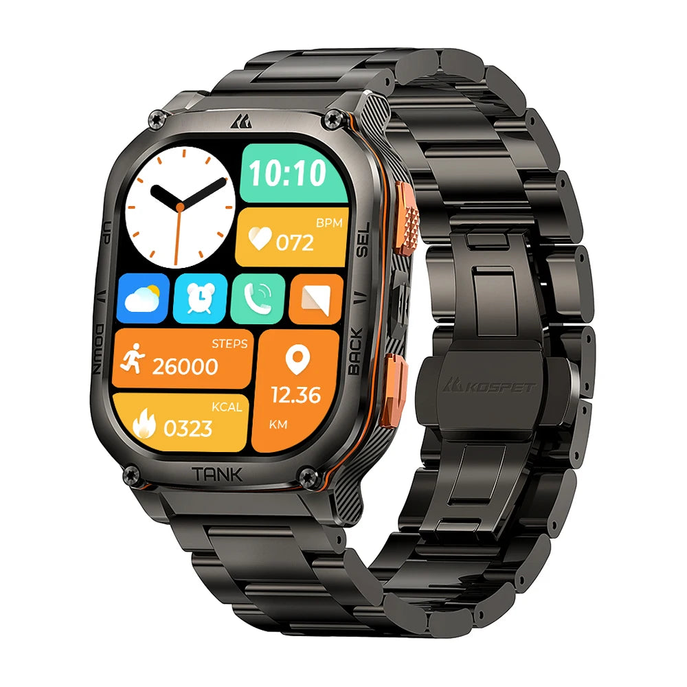 KOSPET Tank M3 Ultra GPS Smartwatch Men AMOLED AOD - Arthur's Wellness Emporium