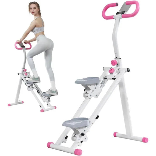 Stair Stepper Home Cardio Machine With Adjustable Handlebar