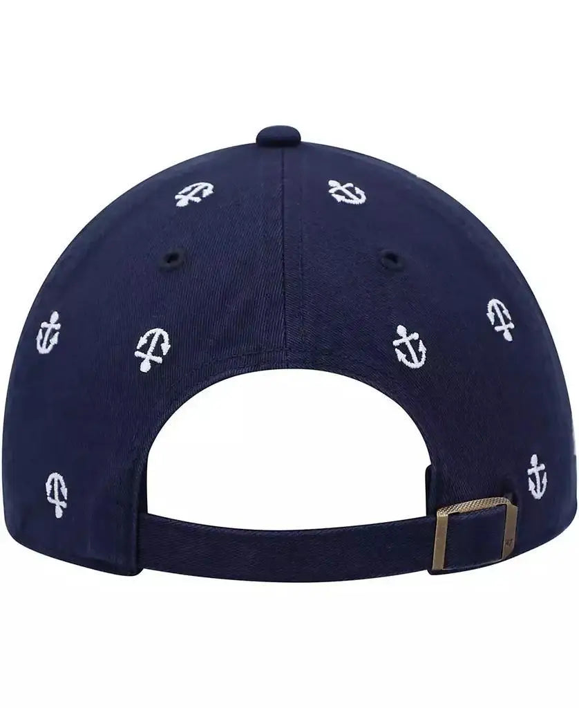 47 Brand Adjustable Women Running Cap Navy Patriots Pattern - Arthur's Wellness Emporium