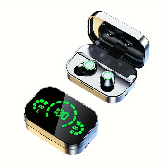 GREATWALL Wireless TWS Earphones With Microphone And Charging Case - Arthur's Wellness Emporium