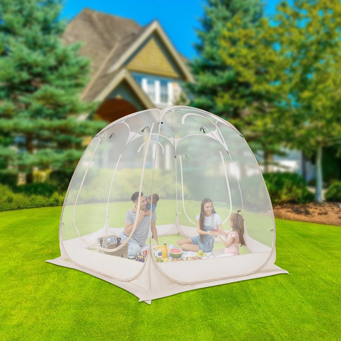 Clear Pop Up Bubble Tent For Outdoor Garden And Courtyard - Arthur's Wellness Emporium
