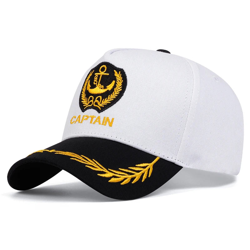 Captain And First Mate Embroidered Wheat Baseball Caps - Arthur's Wellness Emporium
