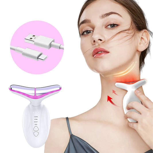 MS.DEAR Neck Beauty Instrument 3-Speed Lifting Face Massager