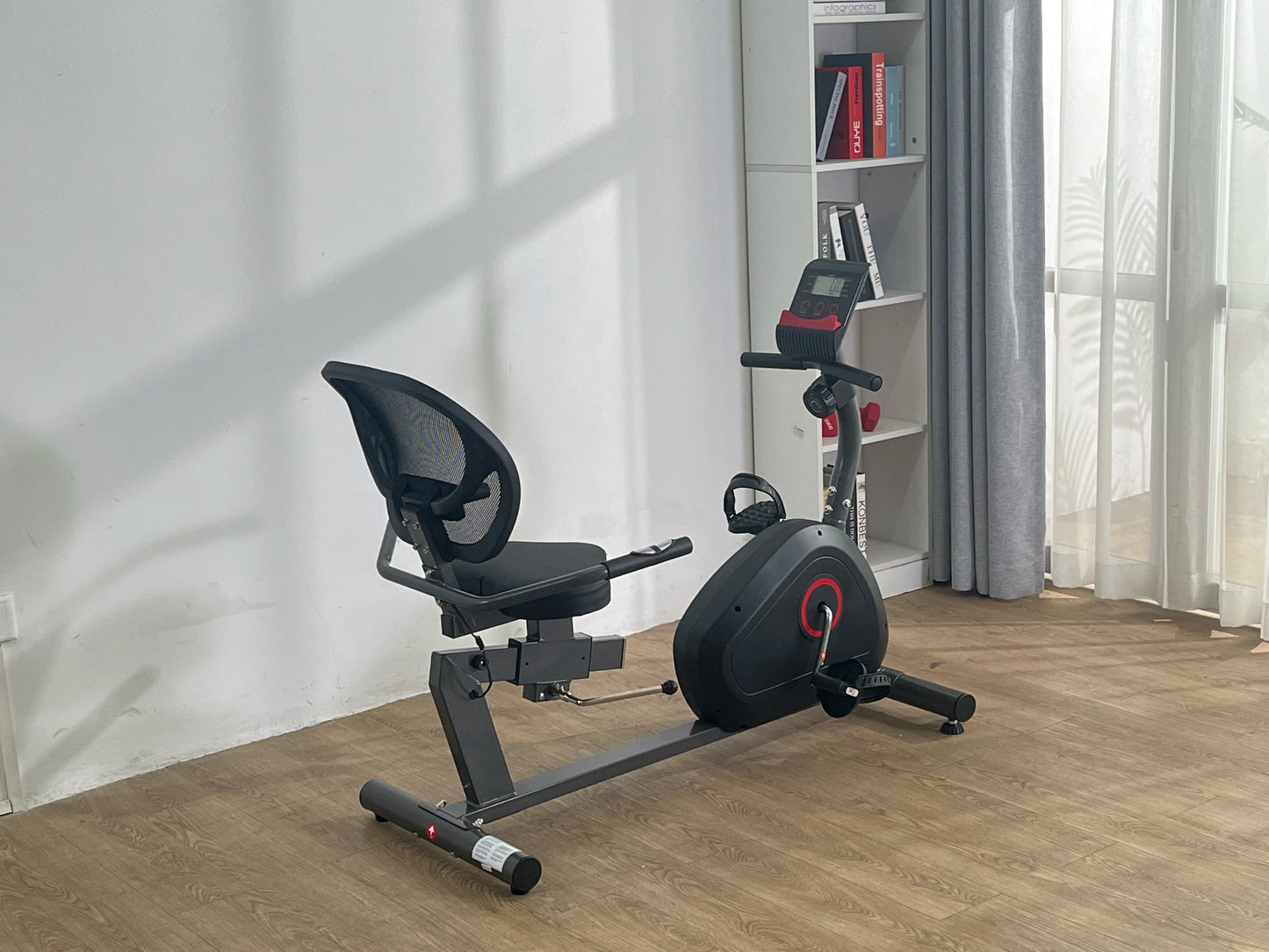 Recumbent Exercise Bike For Home Quiet 8 Levels Large Seat