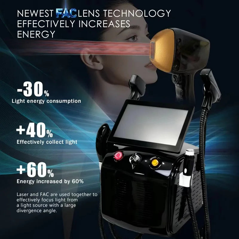 Emsnova 4In1 Diode Laser Pico 808 Hair Removal System - Arthur's Wellness Emporium