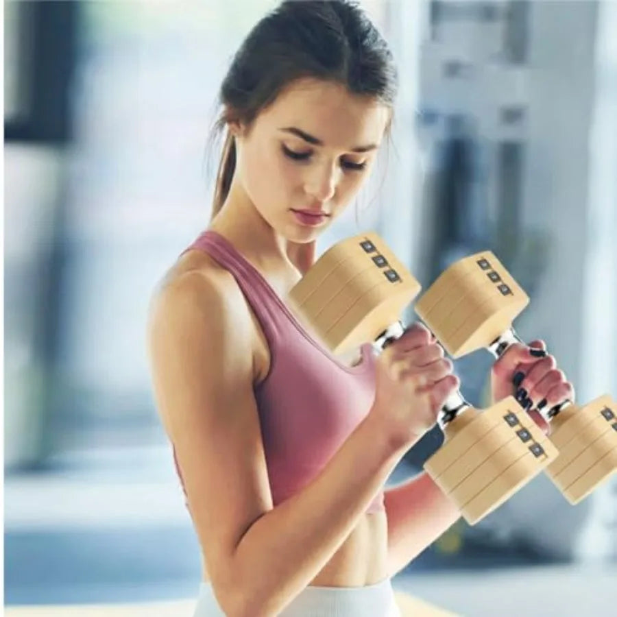 Adjustable Dumbbell Set 5 in 1 Free Weights Home Gym - Arthur's Wellness Emporium