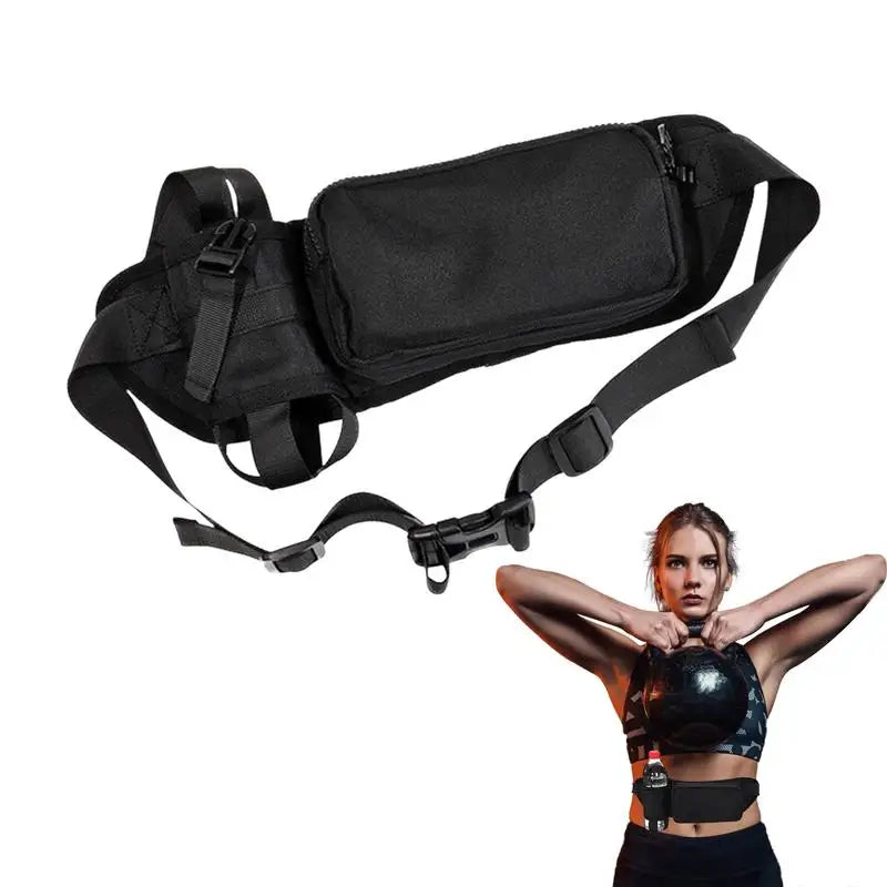 Waterproof Fanny Pack with Water Bottle Holder for Hiking