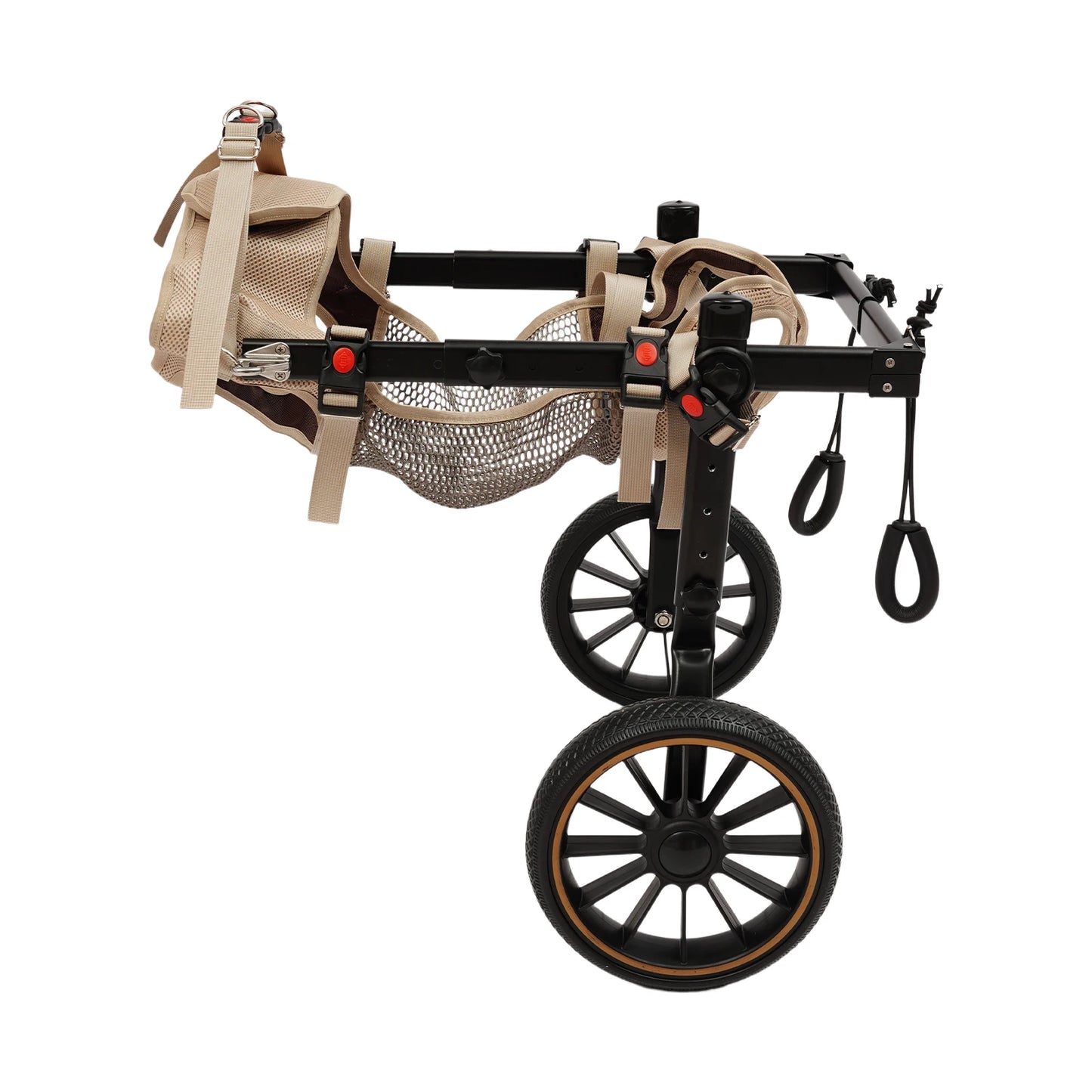 Adjustable Dog Wheelchair Hind Leg Walker Aluminum Alloy Rehab Cart