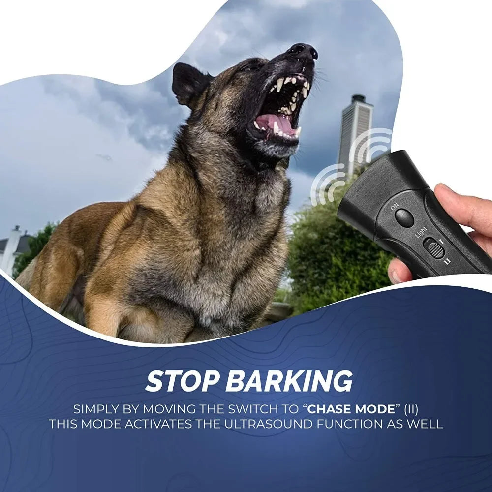 Ultrasonic Dog Bark Deterrent Anti Barking Training Device No Battery - Arthur's Wellness Emporium