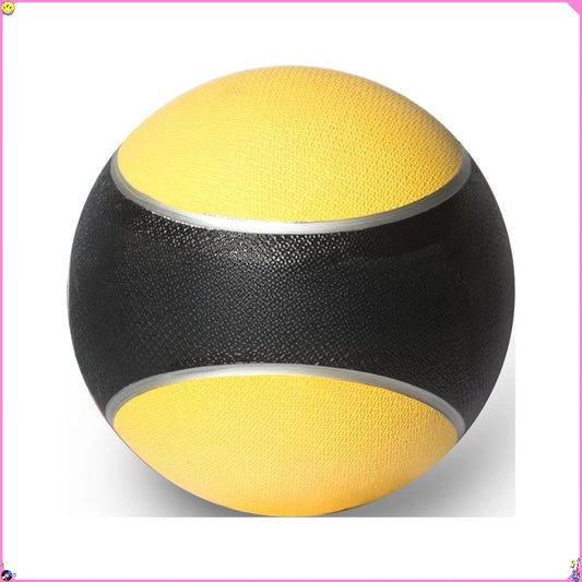 Rubber Barbell Medicine Ball 8lb for Core Training