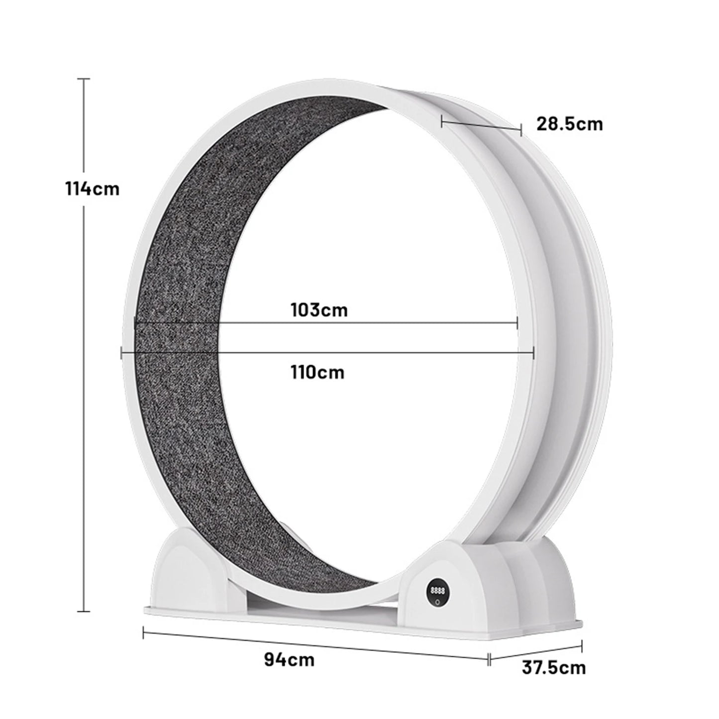 HiMISSCN Cat Exercise Wheel Indoor Running Wheel For Cats - Arthur's Wellness Emporium