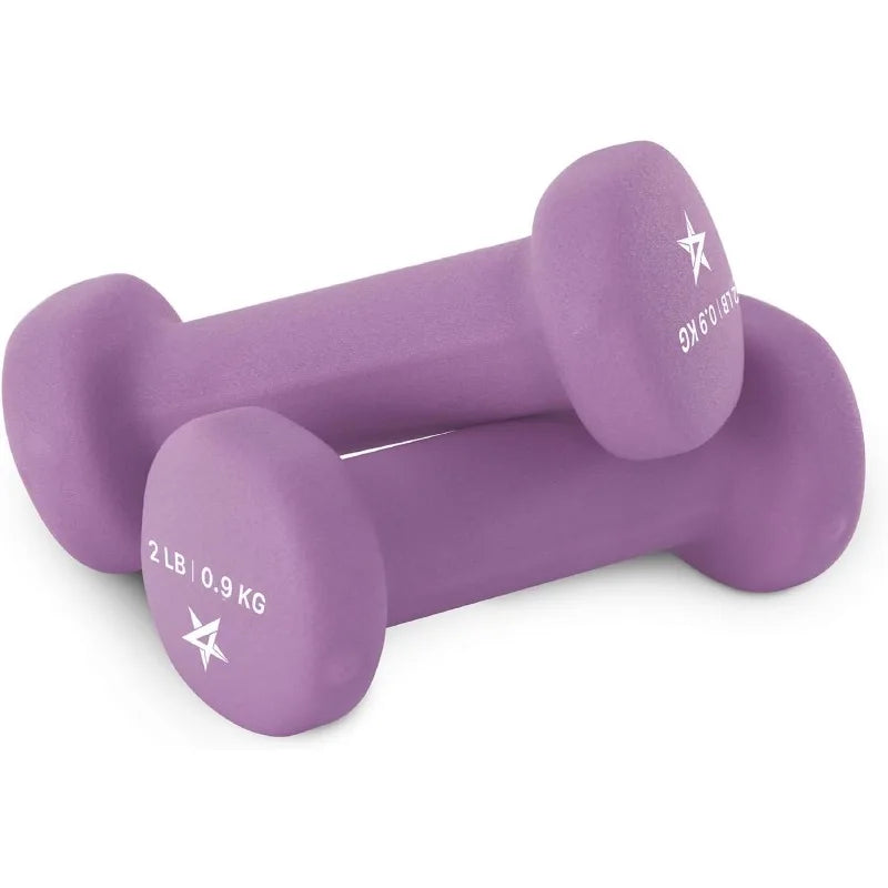 Yes4All Neoprene Dumbbell Hand Weights Set of 2