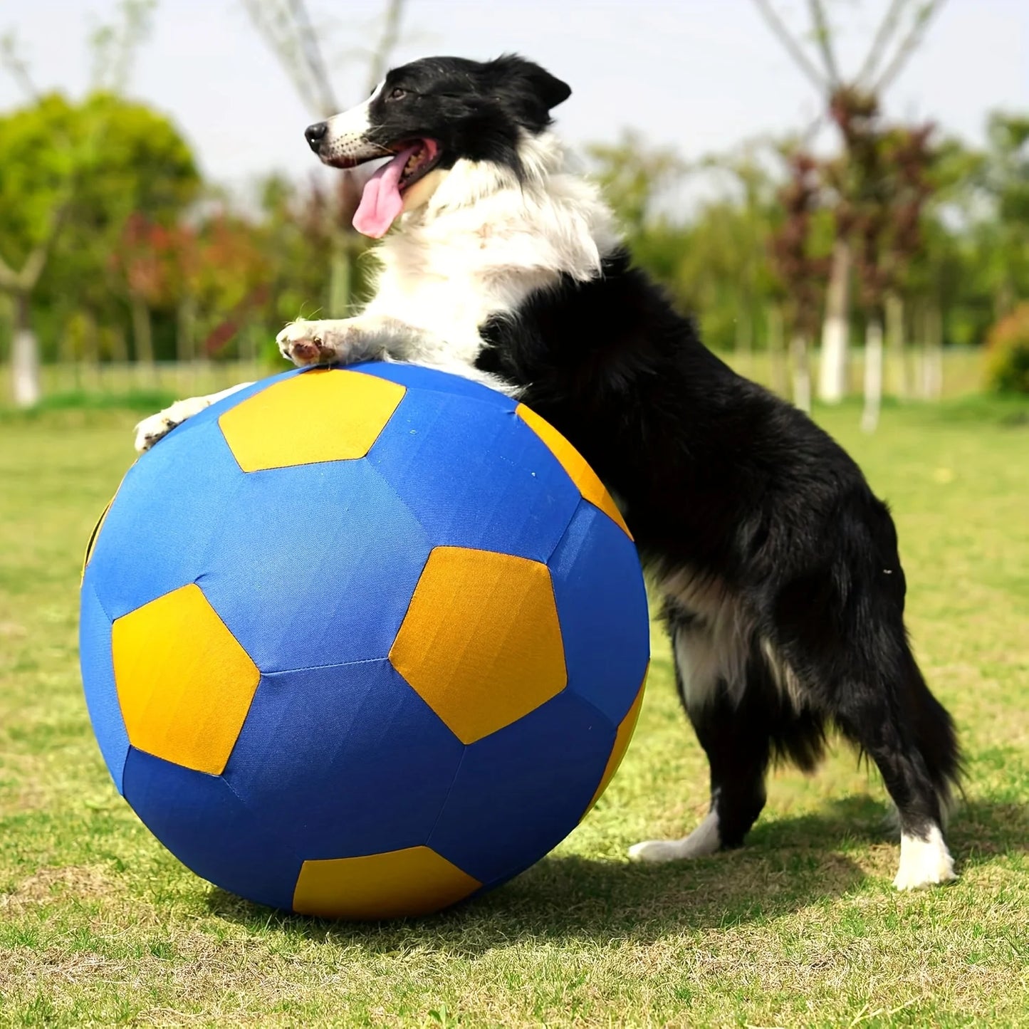 Thickened Giant Grazing Ball With Cover For Dogs And Horses - Arthur's Wellness Emporium