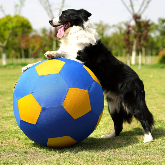 Thickened Giant Grazing Ball With Cover For Dogs And Horses - Arthur's Wellness Emporium