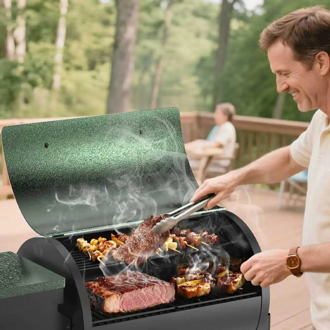 Electric Pellet Grill And Smoker With PID Controller - Arthur's Wellness Emporium