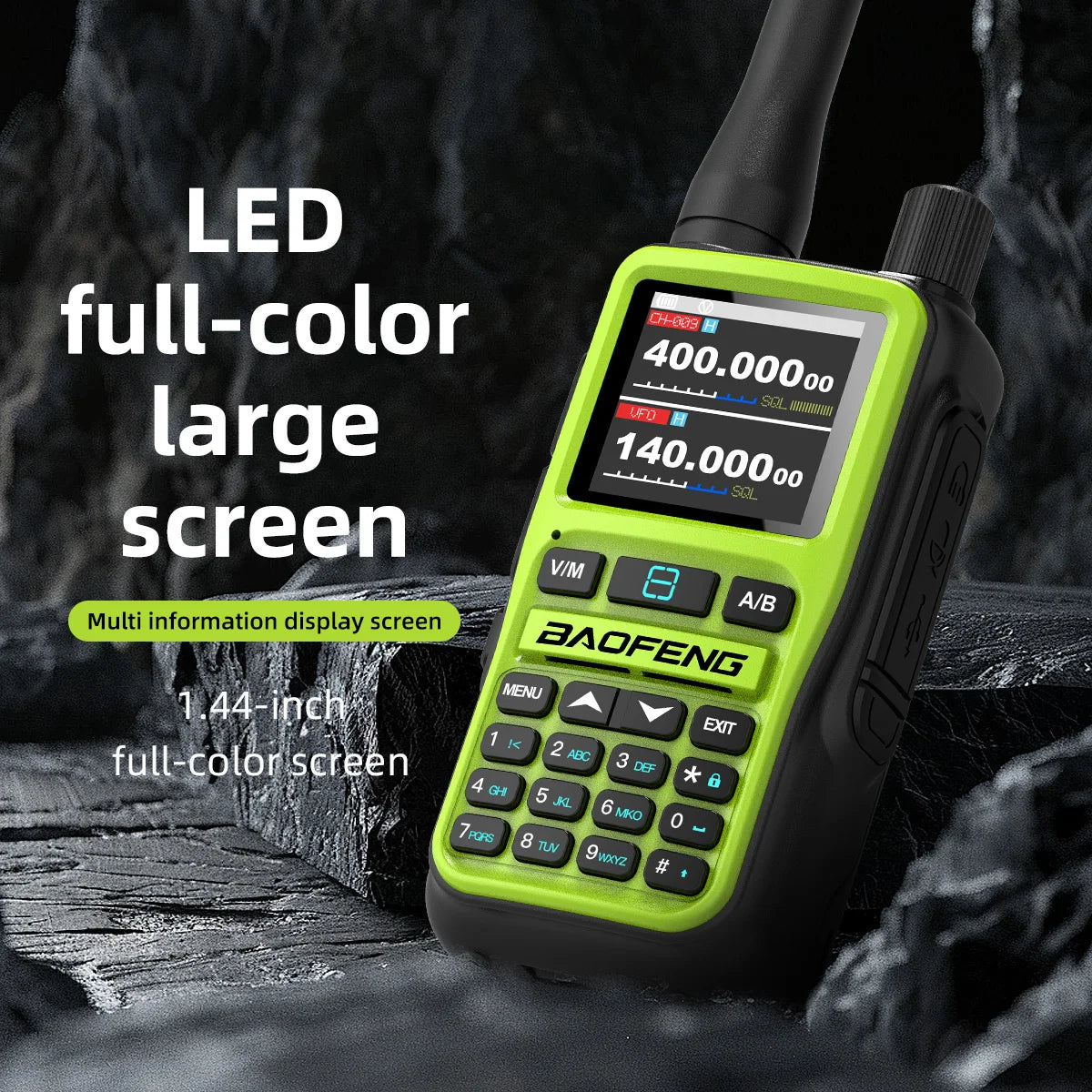 Clorgo Baofeng UV 5R Mini Dual Band Radio 5W Bluetooth NOAA Weather USB C - Arthur's Wellness Emporium